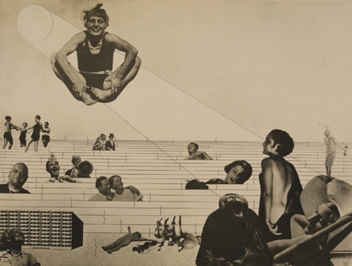 Iwao Yamawaki, Bather Collage, 1933