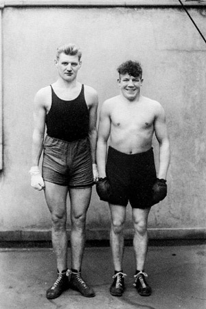 Boxer. Paul Rodersten und Hein Heese, Köln, 1928