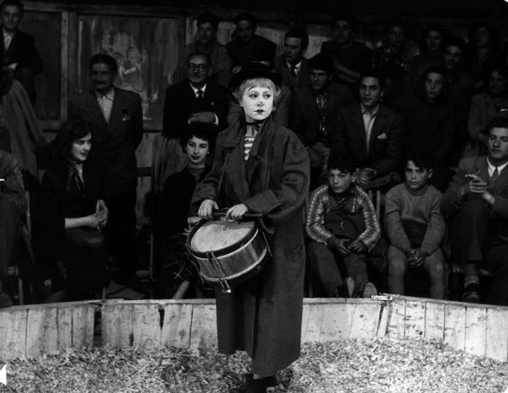 Giulietta Masina en 'La strada' (1954) de Federico Fellini