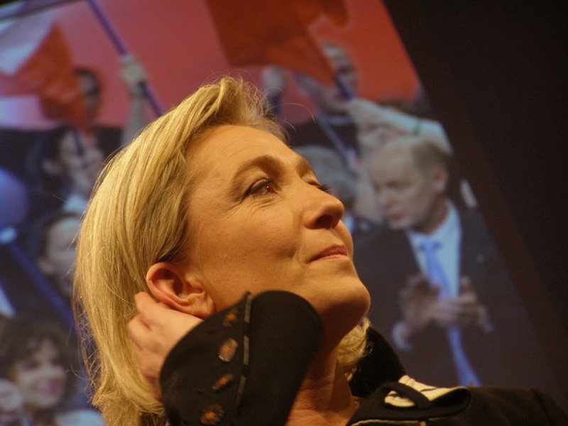 Marine Le Pen. Presidenta del Frente Nacional en Francia. Wikimedia Commons