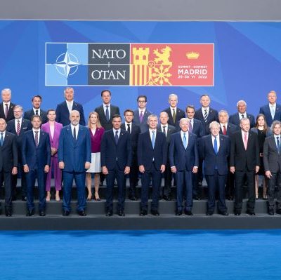 Jefes de Estado y Gobierno en la cumbre de la OTAN, Madrid, 20 de junio de 2022.