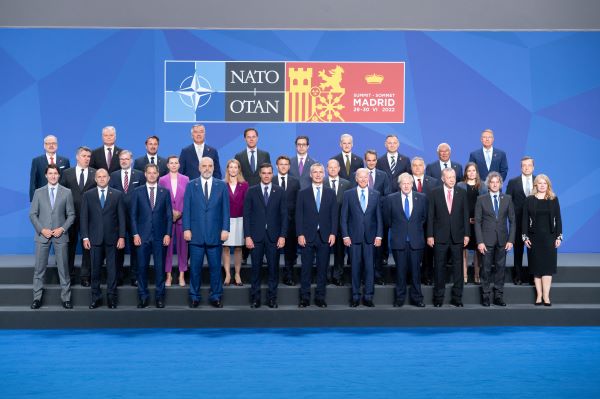 Jefes de Estado y Gobierno en la cumbre de la OTAN, Madrid, 20 de junio de 2022.