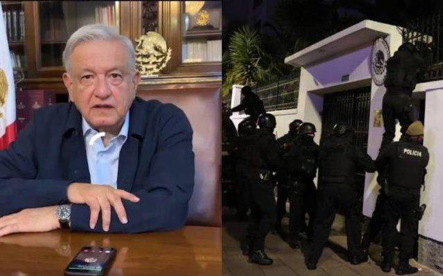 Rompen relaciones diplomáticas México y Ecuador