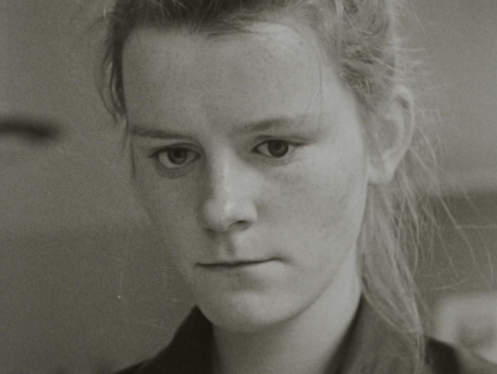 Primer plano niña ciega. Blind kind (1964). Johan van der Keuken.